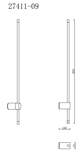 Светильник настенный(бра) Laguna Lighting 27411-09 9W LED