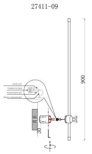Светильник настенный(бра) Laguna Lighting 27411-09 9W LED
