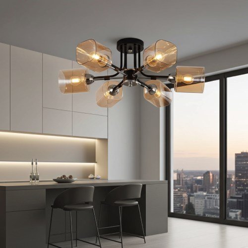 Люстра потолочная Wunderlicht КК5189-46