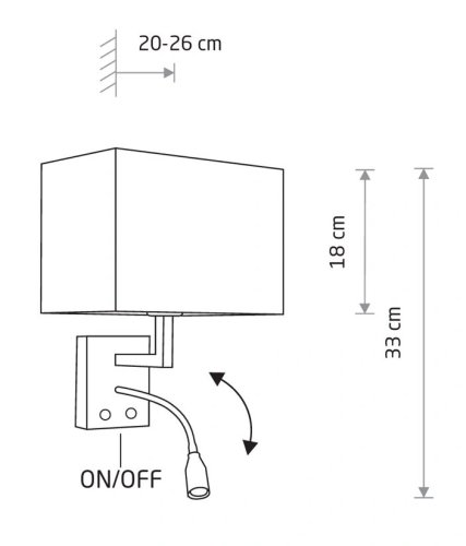 11793 Бра Nowodvorski Hotel Mood