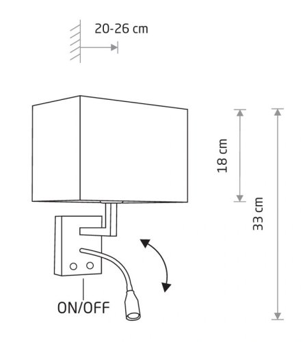 11785 Бра Nowodvorski Hotel Mood