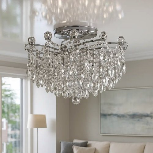 Люстра кришталева стельова Sirius ST 63476/6Н CR