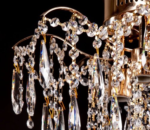 Люстра кришталева стельова Sirius ST 7261/4+4Н GD