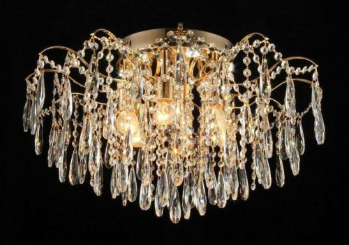 Люстра кришталева стельова Sirius ST 7261/6+6Н GD