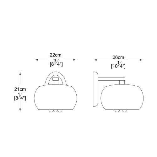 Светильник настенный(бра) Zuma Line CRYSTAL W0076-01D-F4FZ