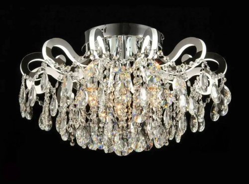 Люстра кришталева стельова Sirius ST 4261/4+12Н CR LED з пультом