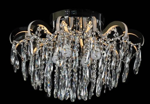 Люстра хрустальная потолочная Sirius ST 5261/3+8Н CR LED с пультом