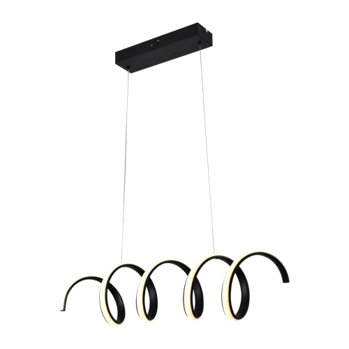 Люстра світлодіодна Sirius S5503 BK 52W LED з пультом