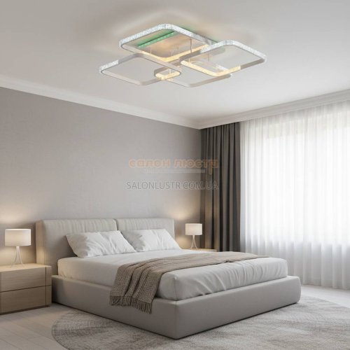 Люстра светодиодная Sirius 2006/4 WT 96W LED с пультом+диммер