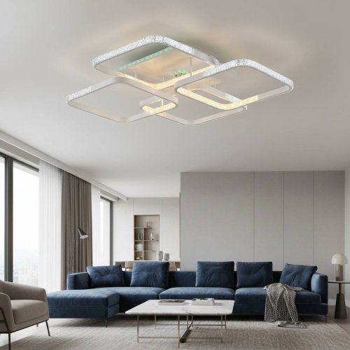 Люстра светодиодная Sirius 2006/4 WT 96W LED с пультом+диммер