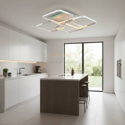 Люстра светодиодная Sirius 2006/4 WT 96W LED с пультом+диммер