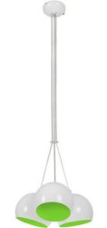 Люстра подвес Nowodvorski Ball white-Green fluo 6473