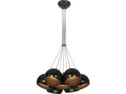 6588 Світильник підвіс Nowodvorski BALL BLACK-GOLD VII zwis PL