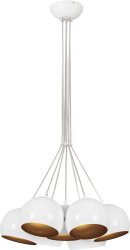 6604 Світильник підвіс Nowodvorski BALL WHITE-GOLD VII zwis PL