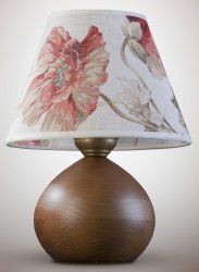 Настольная лампа с абажуром 00281