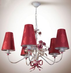 Люстра класична з абажурами 5046/5