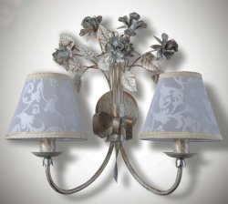 Світильник настінний (бра) з абажурами 2046/3 