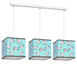 Люстра подвес с абажурами LUMINEX Kid 8801