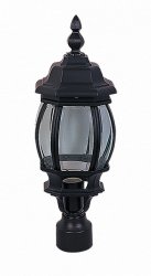 Світильник садово-парковий DELUX PALACE З03 60W E27 чорн.
