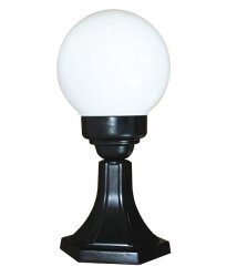 Світильник садово-парковий DELUX PALACE D04 60W E27 чорн.