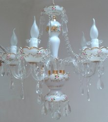 Люстра классическая TINKO 57029CG/5P WT/CL