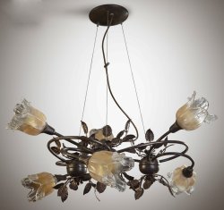 Люстра подвес флористика N&B Light Карина 1066/1