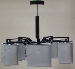 Люстра с абажурами ALFA Albin Venge 21395/1