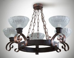 Люстра кантри N&B Light Везувий 7205