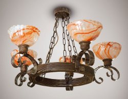 Люстра кантри N&B Light Везувий 7205/1