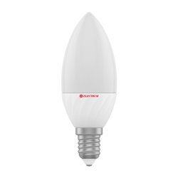Светодиодная лед лампа(LED) ELECTRUM C37 4W E14 4000 PA LC-10 F