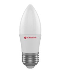 Светодиодная лед лампа(LED) ELECTRUM C37 6W Е27 2700 PA LС-12