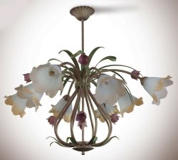 Люстра флористика 0874/4