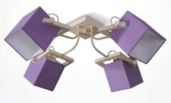 Люстра стельова з абажурами 22891/3 