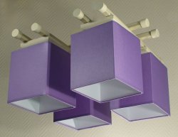 Люстра стельова з абажурами 70941/9