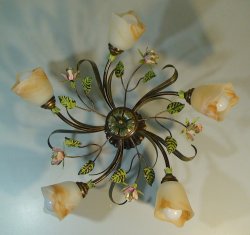 Люстра потолочная флористика 55651/3