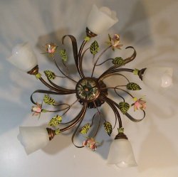 Люстра потолочная флористика 55651/4