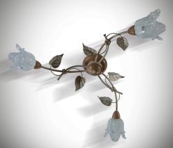 Люстра потолочная флористика 443/1