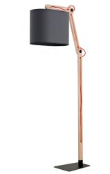 Торшер современный с абажуром ALFA William 9245