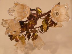 Люстра флористика потолочная 7057/3