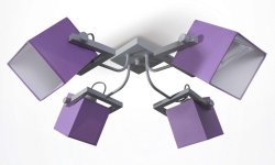 Люстра стельова з абажурами 22891/1 