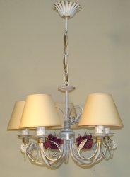 Люстра флористика з абажурами 55731/5 