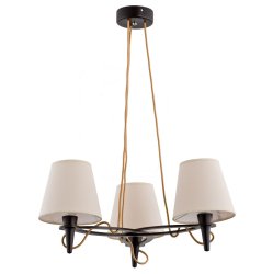 Люстра с абажурами ALFA Lucja Cappuccino 22263