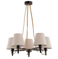 Люстра с абажурами ALFA Lucja Cappuccino 22265