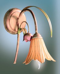 Светильник настенный (бра) флористика 174