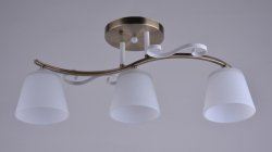 Люстра потолочная Sirius 3286/3 AB+WT