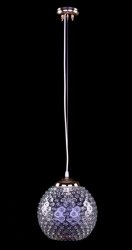 Люстра подвес хрустальная Art Glass Kazi dia.240 nikl CE