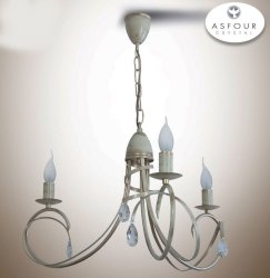 Люстра свечи с хрусталем 30581