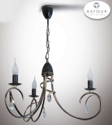 Люстра свечи с хрусталем 30581/1