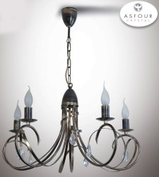 Люстра свечи с хрусталем 50581/1