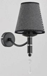 Светильник настенный(бра) ALFA Abil Black Silver 22960